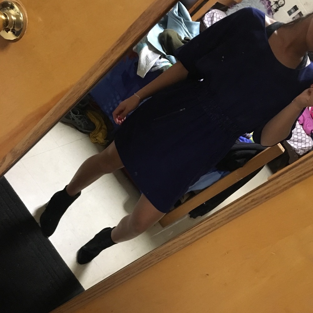 Blue dress